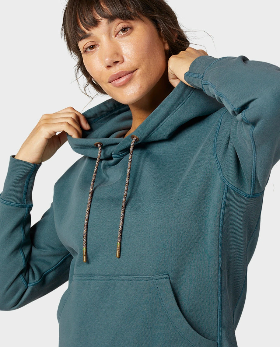 STIO Women's Whitebark French Terry Hoodie 3 STIO Women's Whitebark French Terry Hoodie - Image 3