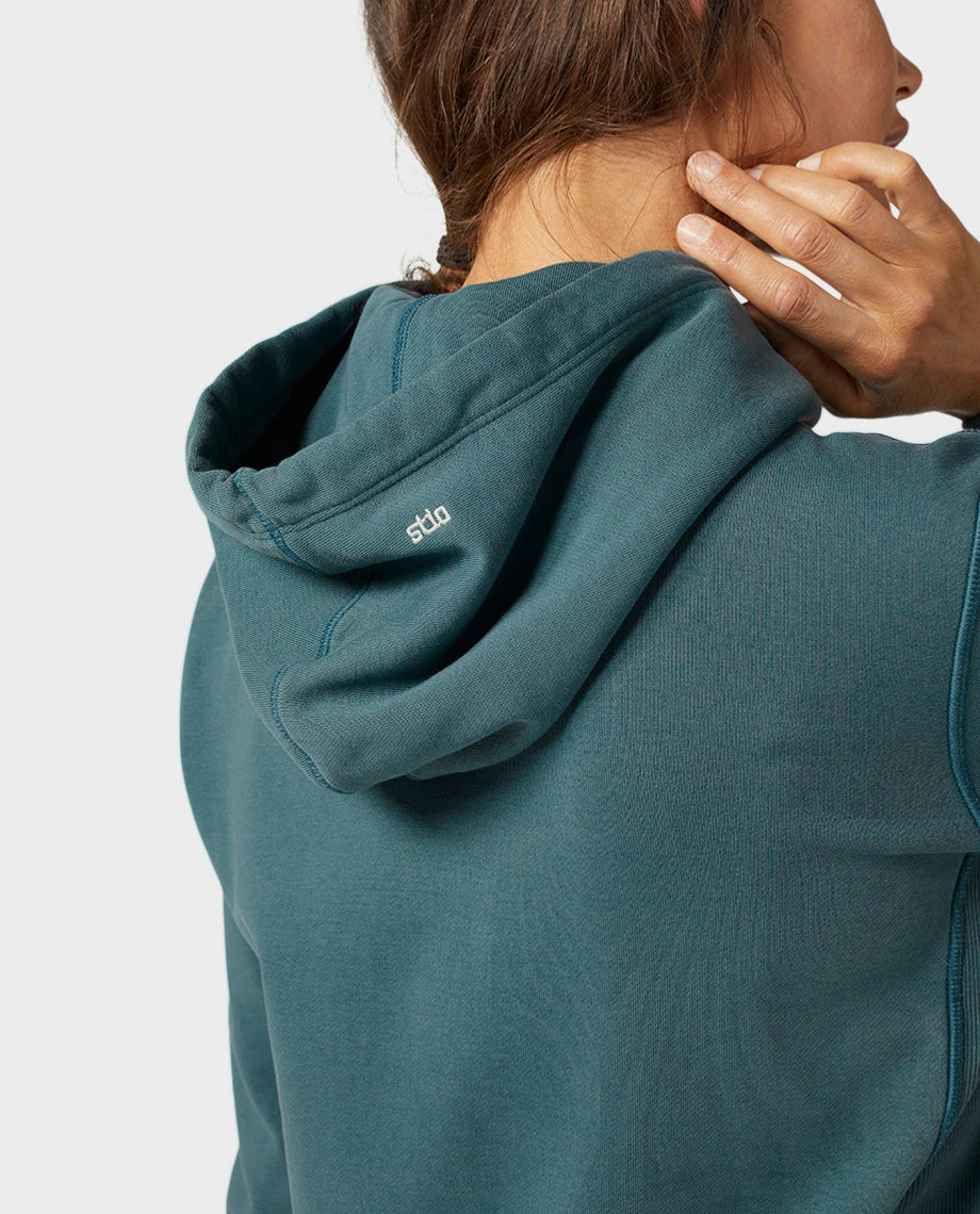 STIO Women's Whitebark French Terry Hoodie 9 STIO Women's Whitebark French Terry Hoodie - Image 9