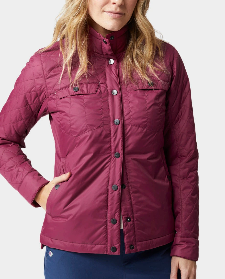 STIO Women's Skycrest Insulated Snap Shirt 3 STIO Women's Skycrest Insulated Snap Shirt - Image 3
