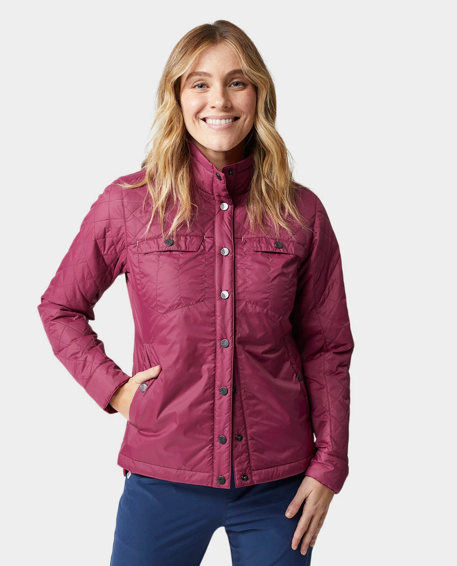 STIO Women's Skycrest Insulated Snap Shirt 8 STIO Women's Skycrest Insulated Snap Shirt - Image 8