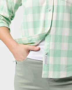 STIO Women's Miter Stretch Lightweight Flannel Shirt -Stio Store 100484 330 4