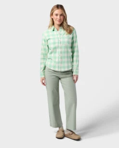 STIO Women's Miter Stretch Lightweight Flannel Shirt -Stio Store 100484 330 5