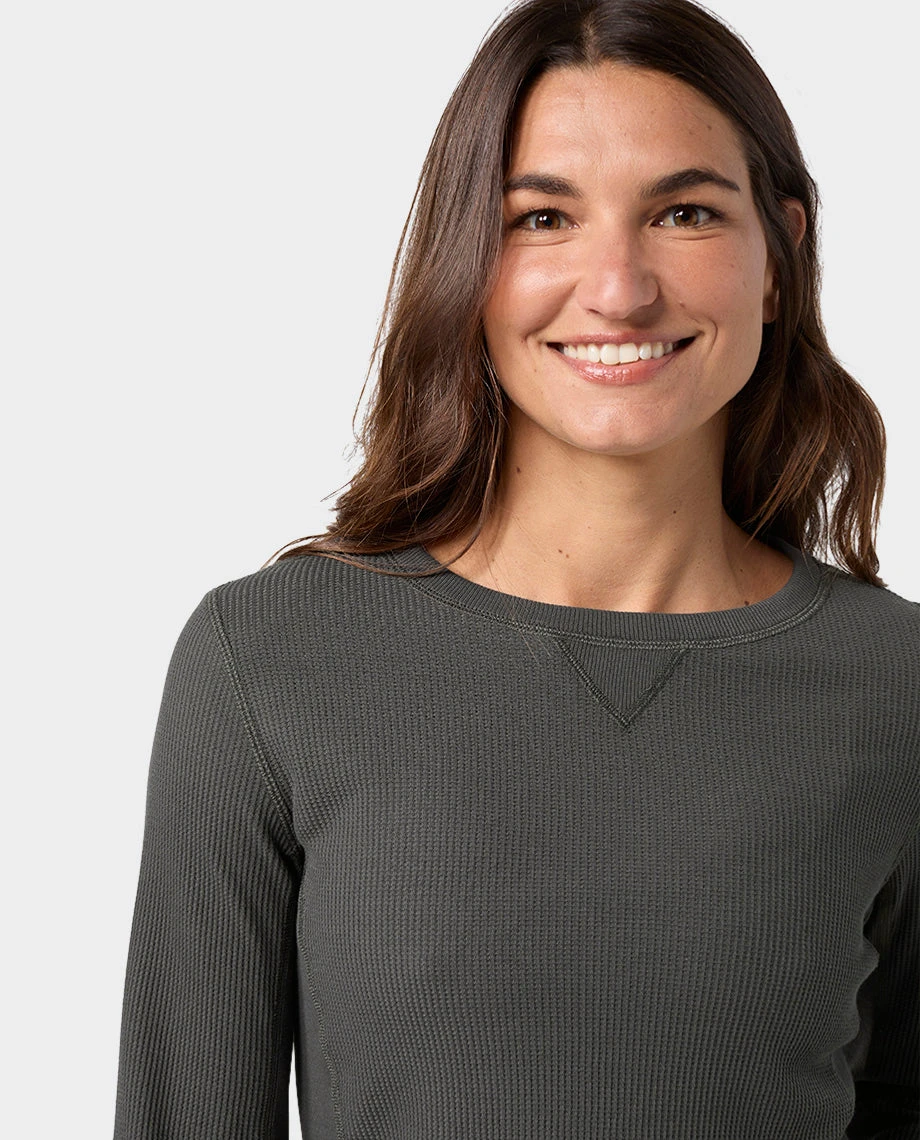 STIO Women's Wister Waffle LS 12 STIO Women's Wister Waffle LS - Image 12