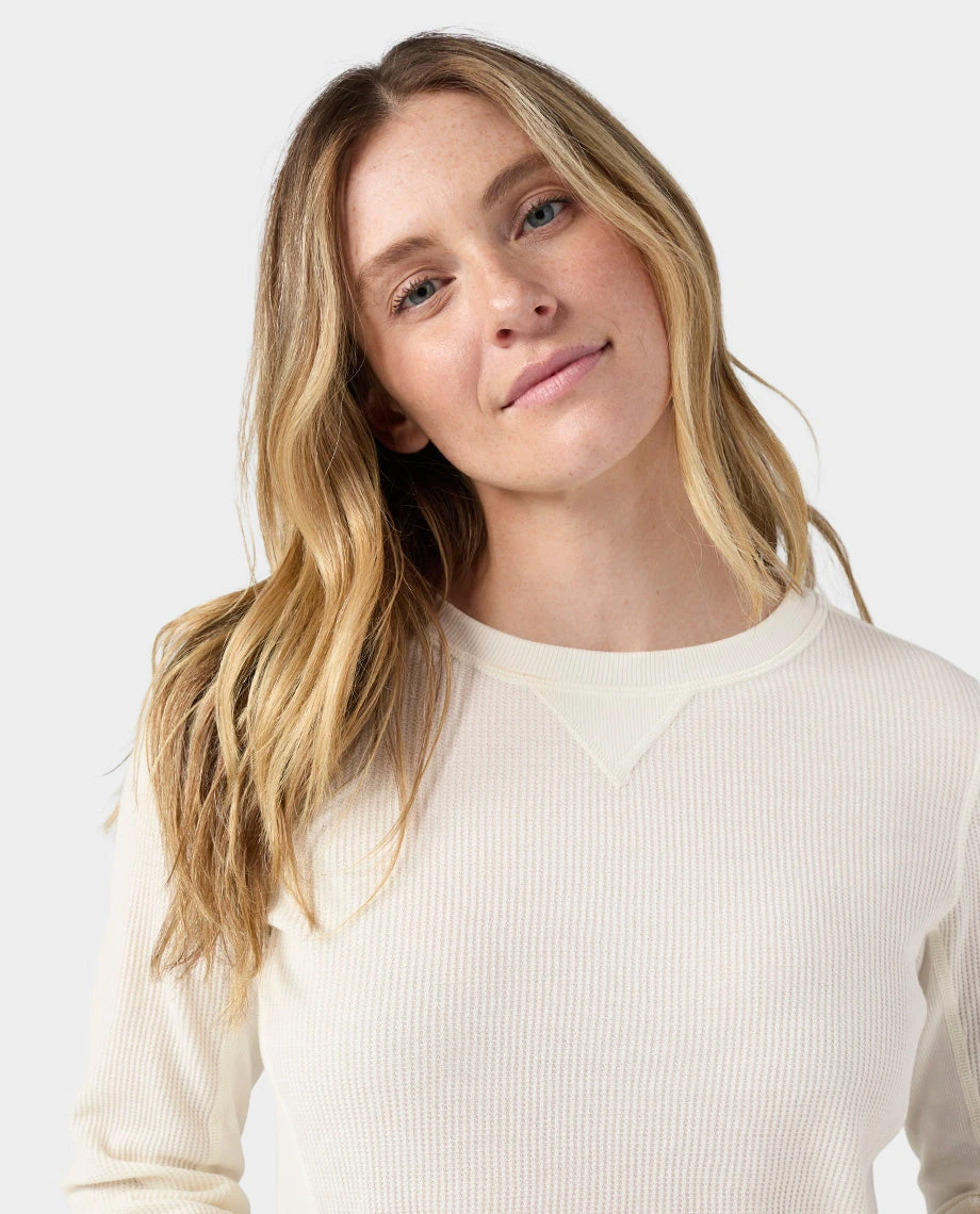 STIO Women's Wister Waffle LS 3 STIO Women's Wister Waffle LS - Image 3