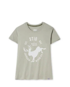 STIO Women's Bucking Jack Crest Tee -Stio Store 100623 310 38051f45 1584 4f1b 993b f6e7016286e7