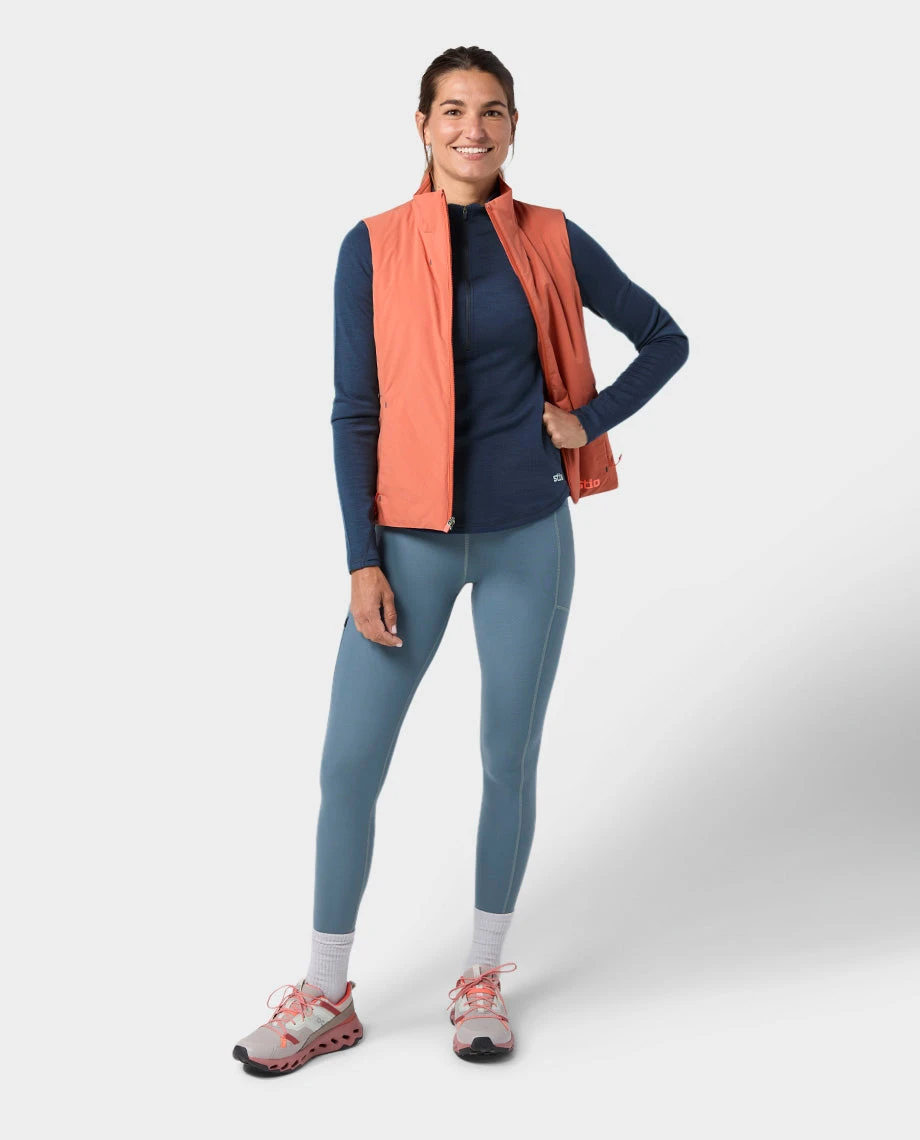 STIO Women's Basis PeakWool Midweight Half Zip 15 STIO Women's Basis PeakWool Midweight Half Zip - Image 15