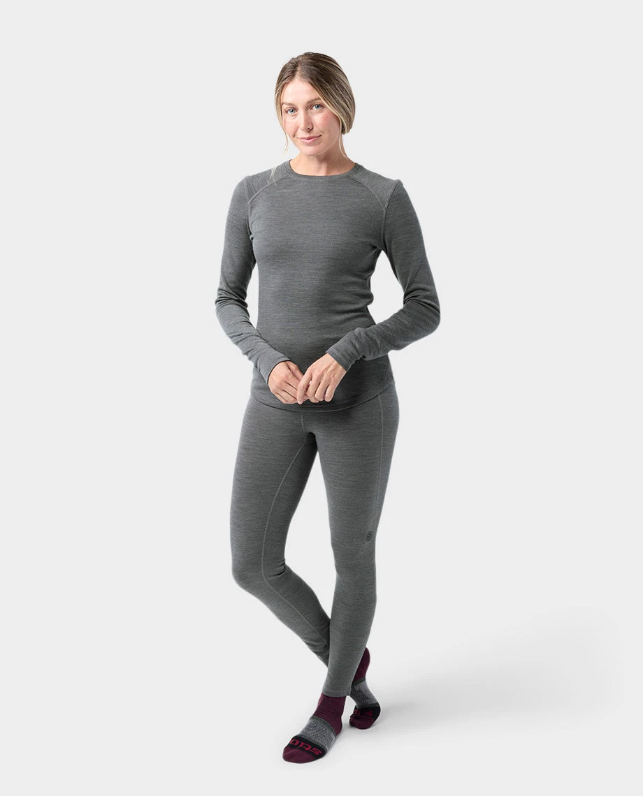 STIO Women's Basis PeakWool Midweight Crew LS 14 STIO Women's Basis PeakWool Midweight Crew LS - Image 14