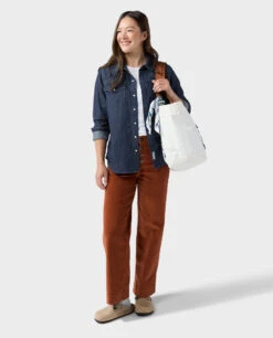 STIO Women's Slipstone Japanese Denim Shirt -Stio Store 100799 401 5 2