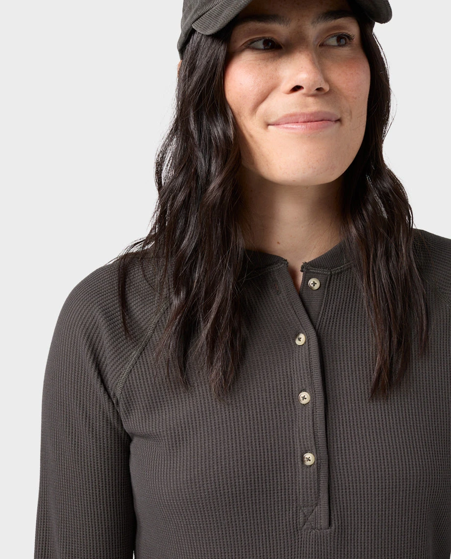 STIO Women's Wister Waffle Henley 12 STIO Women's Wister Waffle Henley - Image 12