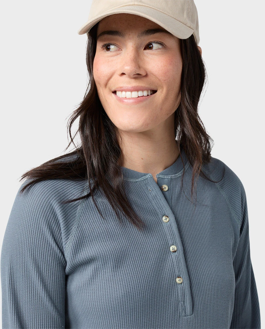 STIO Women's Wister Waffle Henley 17 STIO Women's Wister Waffle Henley - Image 17