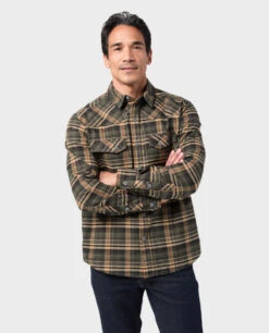STIO Men's Junction Midweight Flannel Shirt -Stio Store 200081 302 1