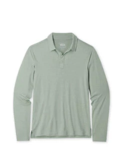 STIO Men's Alpin Lightweight Merino Polo LS