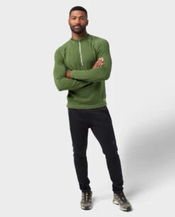 STIO Men's Basis PeakWool Midweight Half Zip 30 STIO Men's Basis PeakWool Midweight Half Zip -Stio Store 200690 301 1