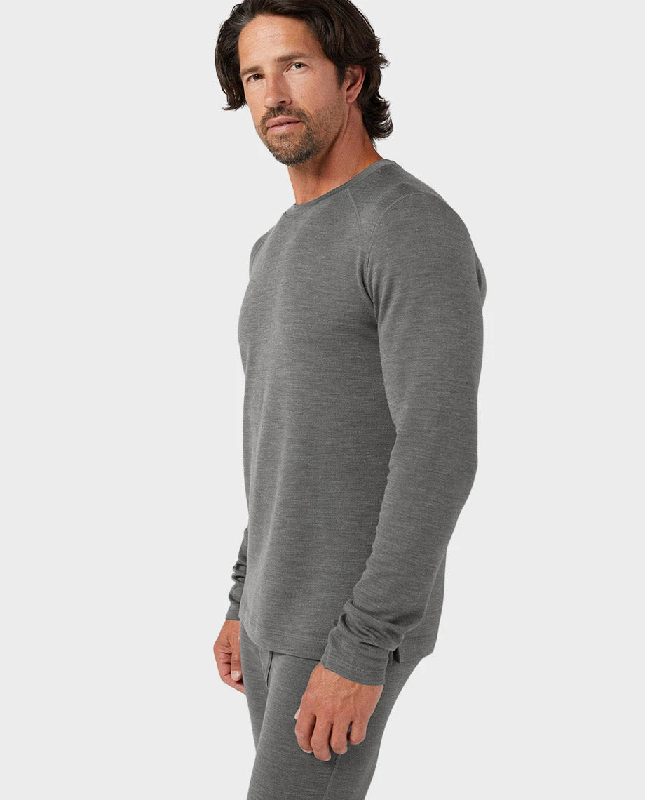 STIO Men's Basis PeakWool Midweight Crew LS 4 STIO Men's Basis PeakWool Midweight Crew LS - Image 4