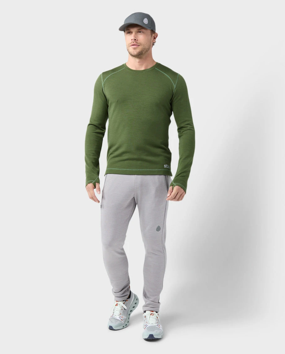 STIO Men's Basis PeakWool Midweight Crew LS 13 STIO Men's Basis PeakWool Midweight Crew LS - Image 13