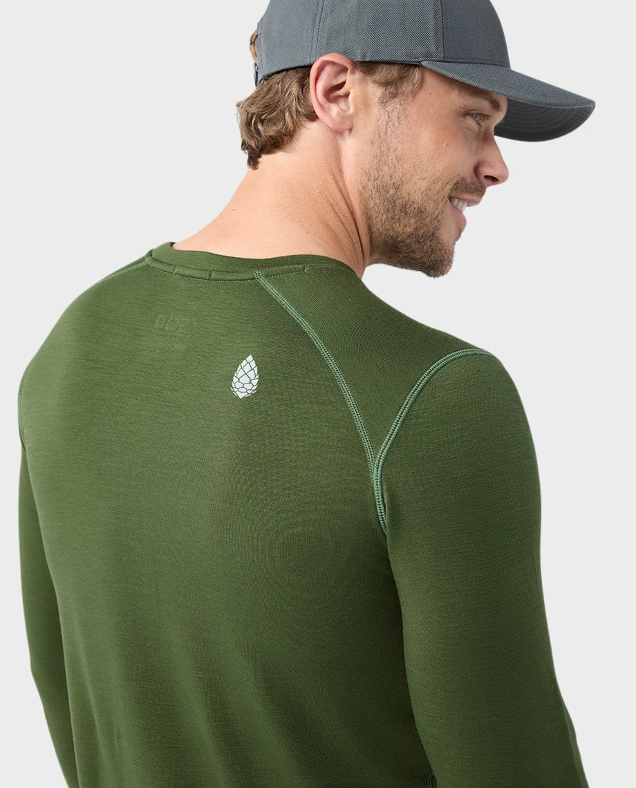 STIO Men's Basis PeakWool Midweight Crew LS 17 STIO Men's Basis PeakWool Midweight Crew LS - Image 17