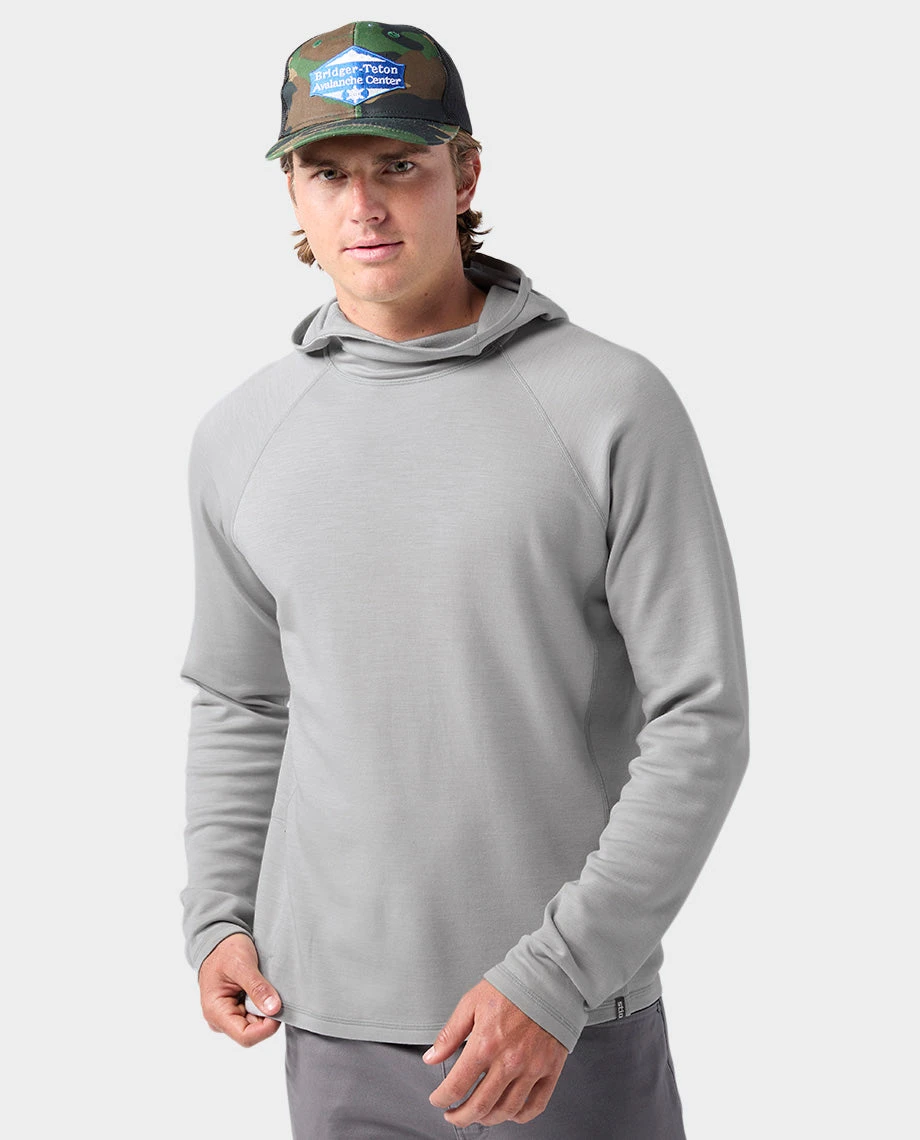 STIO Men's Alpin PeakWool Midweight Hoodie 3 STIO Men's Alpin PeakWool Midweight Hoodie - Image 3