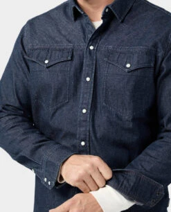 STIO Men's Slipstone Japanese Denim Shirt 27 STIO Men's Slipstone Japanese Denim Shirt -Stio Store 200811 401 3 ALT