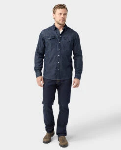 STIO Men's Slipstone Japanese Denim Shirt 30 STIO Men's Slipstone Japanese Denim Shirt -Stio Store 200811 401 6