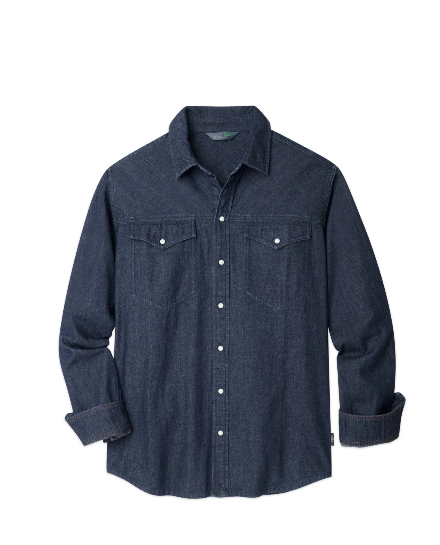 STIO Men's Slipstone Japanese Denim Shirt 8 STIO Men's Slipstone Japanese Denim Shirt - Image 8