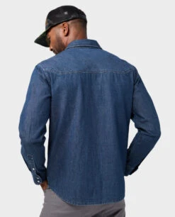STIO Men's Slipstone Japanese Denim Shirt 21 STIO Men's Slipstone Japanese Denim Shirt -Stio Store 200811 420 4