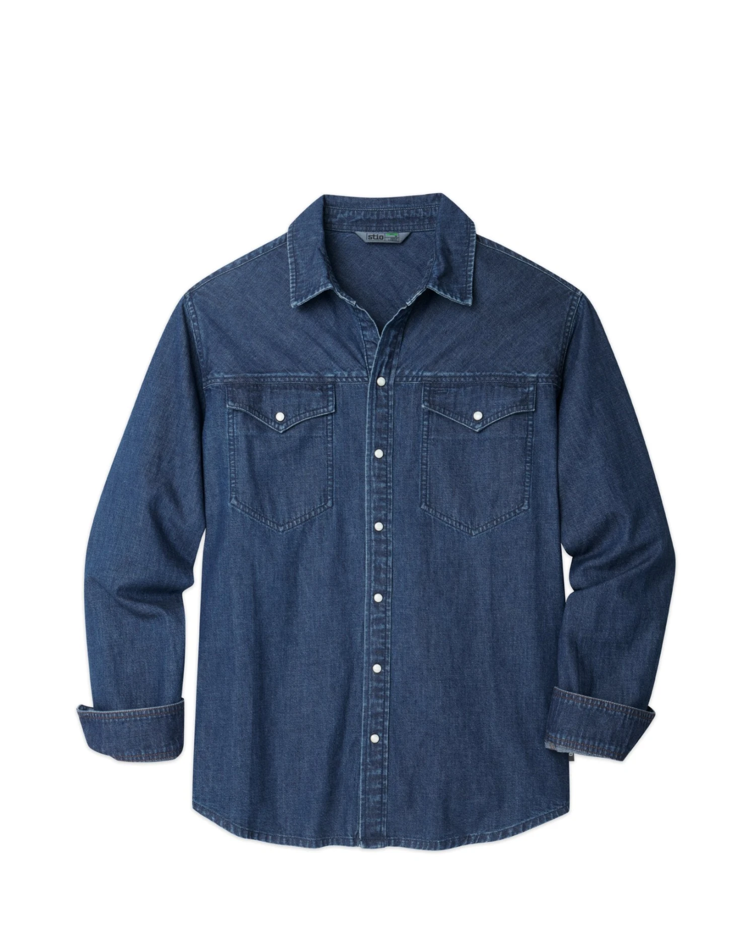 STIO Men's Slipstone Japanese Denim Shirt 1 STIO Men's Slipstone Japanese Denim Shirt