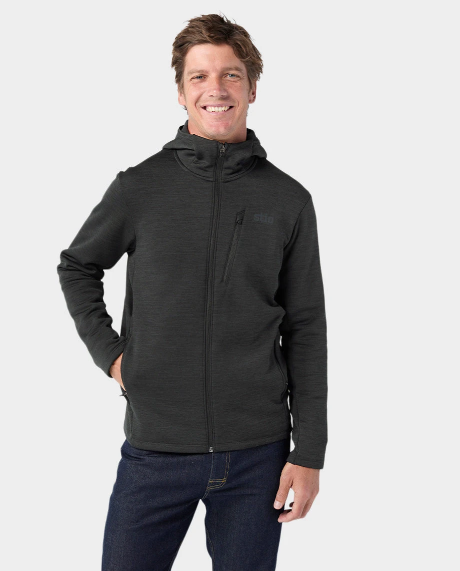 STIO Men's Glide Power Stretch Full Zip Hoodie 13 STIO Men's Glide Power Stretch Full Zip Hoodie - Image 13