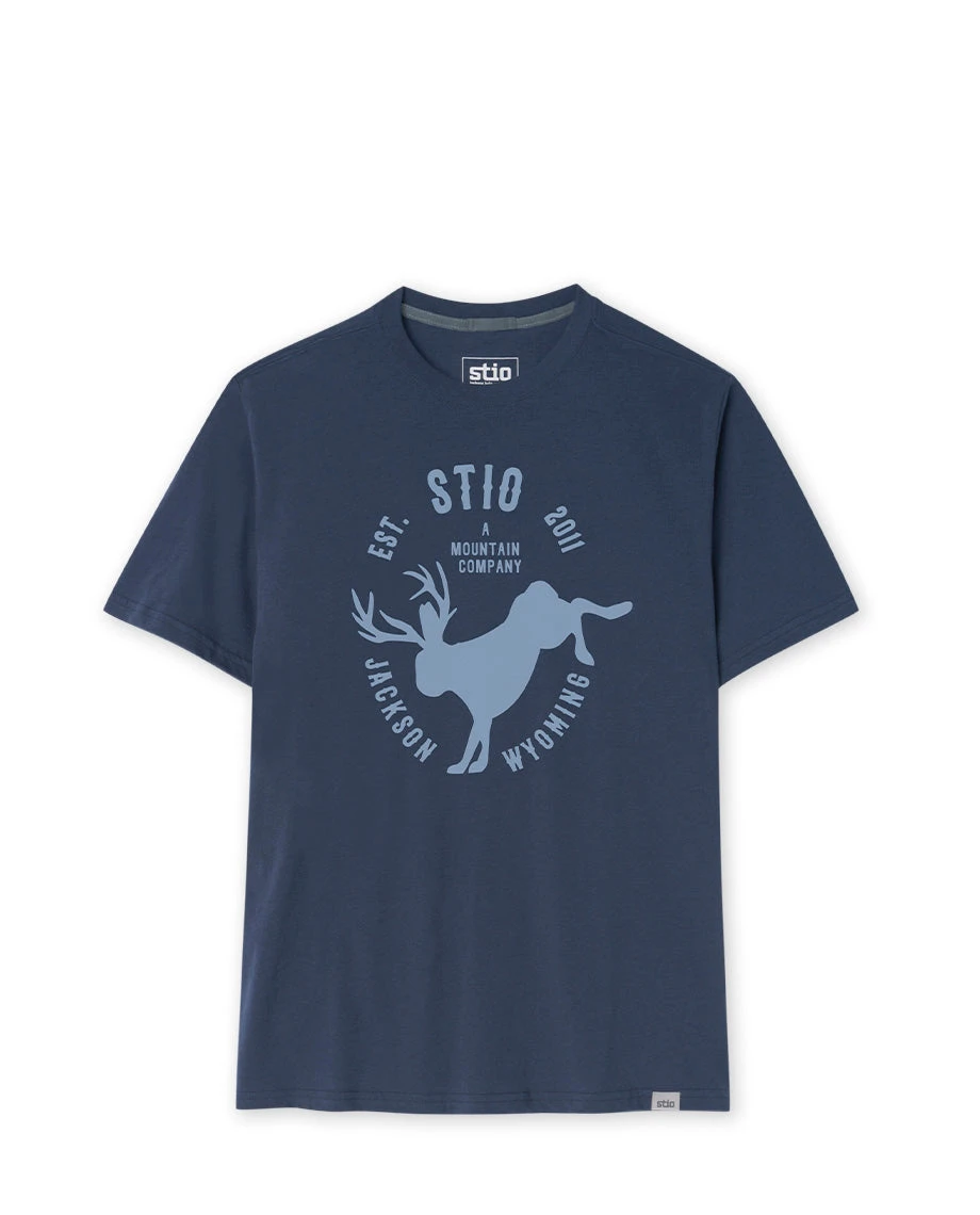 STIO Bucking Jack Crest Tee 4 STIO Bucking Jack Crest Tee - Image 4