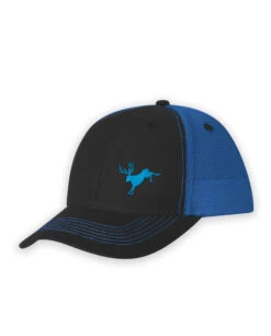 STIO Kids' Bucking Jack Trucker -Stio Store Bucking Jackalope Trucker Neon Blue S19