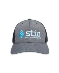 Stio Classic Trucker 10 Stio Classic Trucker -Stio Store Stio Classic Trucker Hat Melange Charcoal Black Front New